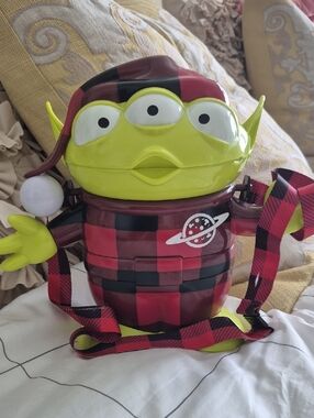 Pixar Toy Story Alien Plaid Popcorn Bucket